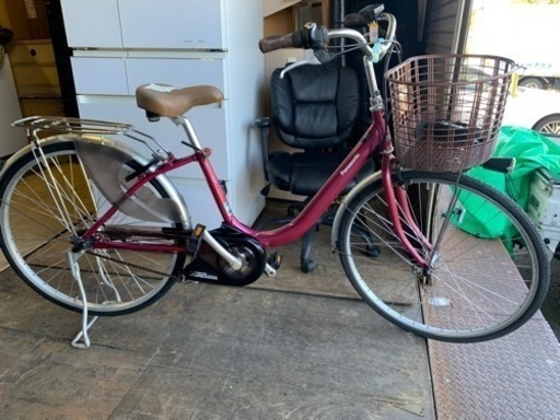 配送可能　パナソニック Panasonic BE-ELD63P [電動アシスト自転車 ビビ・DX 26型 内装3段変速 グラマラスパープル]