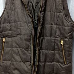 大きめサイズ!　ダウンベストの画像