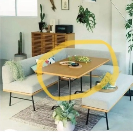 「セット購入割引有り」unico ウニコ　ファニート　ダイニングテーブル