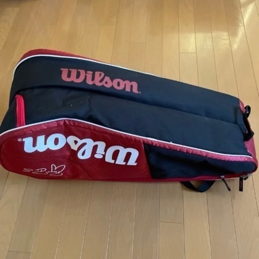 Wilson ラケットバッグ フェデラー 赤