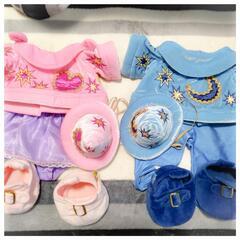 ダッフィー & シェリーメイ ぬいぐるみ Sサイズ 服 ベルト ホルダー セットの画像