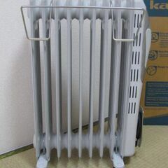 オイルヒーター 1200W（８フィン）　使用時間の短い良品ですの画像