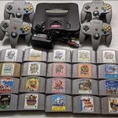 ニンテンドー64 ソフト・コントローラー付き！！