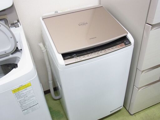●日立(Hitachi) 2019年製 全自動洗濯機 7kg BW-DV703S 中古