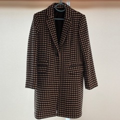 コムサ　千鳥格子　コート　ジャケット