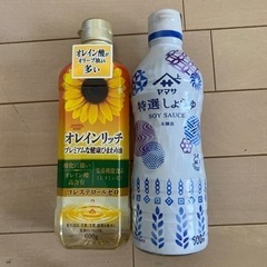 食品油と醤油