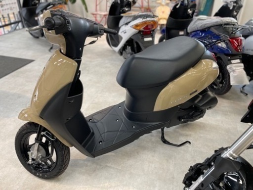 【新車】スズキ　レッツ　茶色　SUZUKI