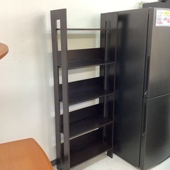 【リサイクルサービス八光　田上店　配達・設置OK】ダークブラウン　5段本棚の画像