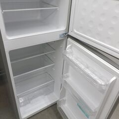 西岡店 冷蔵庫 130L 2ドア 2021年製 ハイアール JR-N130A グレー Haier 100Lクラスの画像