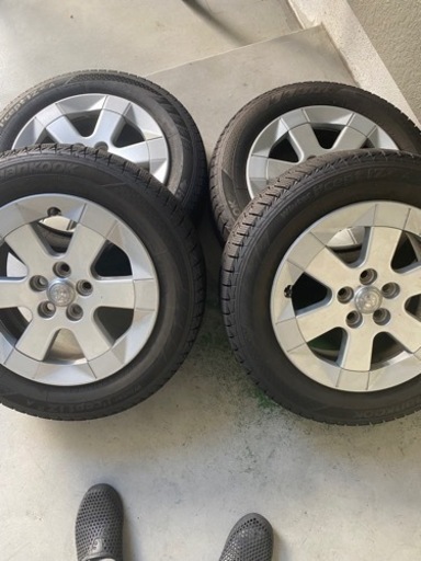 スタッドレスタイヤ  185/65r15  純正アルミホイール付き