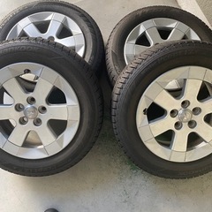 スタッドレスタイヤ  185/65r15  純正アルミホイール付き