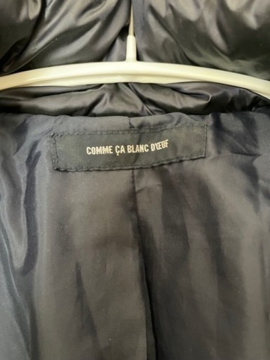 火曜まで！COMME CA DU MODE ダウンコート(ママコート)  ネイビー　L