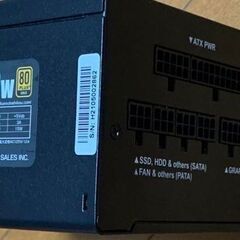 【再値下げ4000円】80PLUS GOLD 電源 玄人志向 KRPW-GA850W/90+ 850Wの画像