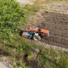 話し中、貸し農園の画像