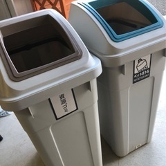 リス株式会社  カラー分別ダスト  ゴミ箱 スリム2個セット