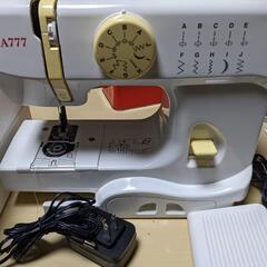 JA777 コンパクトミシン　未使用品