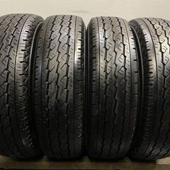 BS V600 195/80R15 105/105L LT 15インチ 夏タイヤ 4本 2019～20年製 バリ溝 ハイエース キャラバン等　(TC653)クレジットカード QRコード決済可能