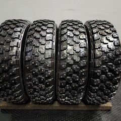 YOKOHAMA ADVAN MT-14 195/65R15 15インチ スパイクタイヤ 4本 バリ溝 希少 カップピン　(VTY529)クレジットカード QRコード決済可能