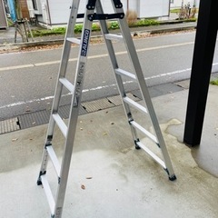 【受け渡し者決定】伸縮脚付き脚立兼はしご