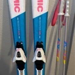 女児用 スキー3点セットの画像