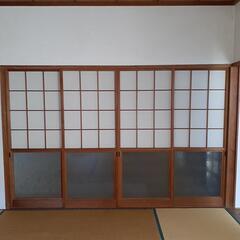 障子　襖　ガラス戸　建具　まとめ売り　扉　取り外し　建材　設備