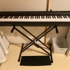電子ピアノ YAMAHA P-125（スタンド付）　八王子市の引...