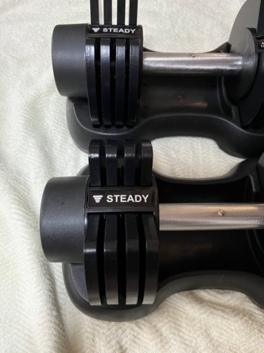 ★値下げ！★ STEADY 可変式 ダンベル 2.5〜12.5kg  2個セット　女性でも使える