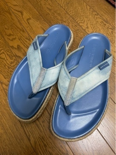 LOUIS VUITTON ルイ・ヴィトン ビーチサンダル　デニム