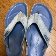 LOUIS VUITTON ルイ・ヴィトン ビーチサンダル　デニム　の画像