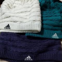 adidasヒートビーニー帽  ３枚