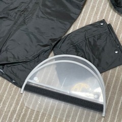 未使用 未着用 3XL(4L) シンプル合羽 黒の画像