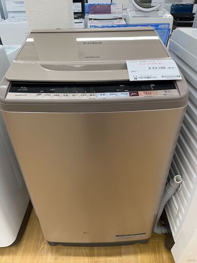 ★ジモティ割あり★ HITACHI 洗濯機 10kg 18年製 動作確認／クリーニング済み SJ755