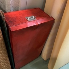 ブリキ　衣装ケース　アンティーク　昭和