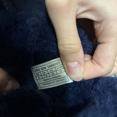 アグのブーツ後ろリボン「決まりました」の画像