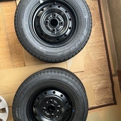 エブリィ　da17v 新車外し純正ホイールバン用タイヤホイールキ...