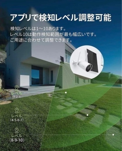 見守りにも⭐️防犯カメラ アプリ制御 赤外線LED センサー 鮮明 ワイヤレス