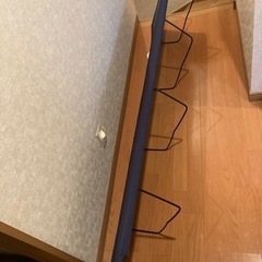 ロゴス　キャンプベッド　　色：紺色の画像
