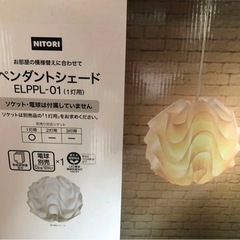 新品♪ ペンダントライト(ELPPL-01)袋も開けてません確認下さい♪の画像