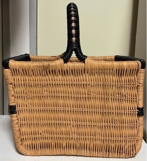 【美品中古】藤かごバスケット