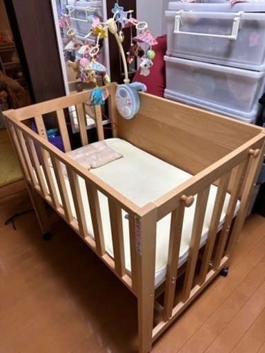 日本製の5倍使える5WAYミニベビーベッド　今年2月購入 値下げ！