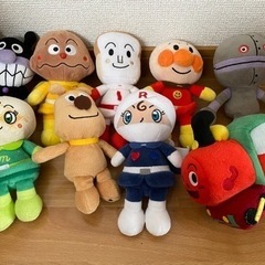 アンパンマンのぬいぐるみ9セット