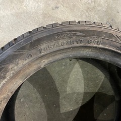 255-40R17 VENTUS K120中古 2本の画像