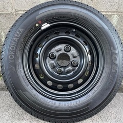 【決まりました】ダイハツ新型アトレー純正タイヤ，ホイール新車外し品です。バリ山、送料無料でお届けできますの画像
