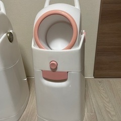 くるっとポン　オムツ　ゴミ箱　(ピンク)