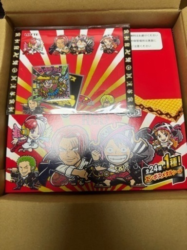 【限定3000個】ワンピースマンチョコRED特別シールセット