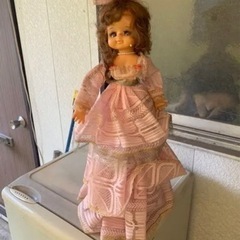 昭和レトロ/一升瓶で作った人形の画像