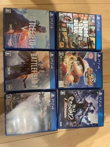 ps4 本体　ソフト6本セット