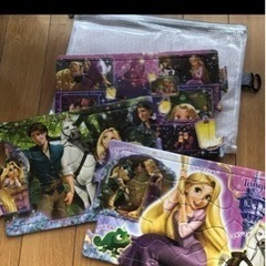 パズル　ラプンツェル　ケース付き　used