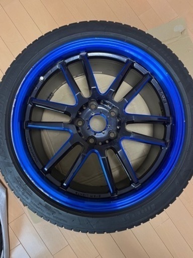 【中古ジャンク扱い】RAYS GRAM LIGHTS 57ULTIMATE 18×8.5j ＋52、PIRELLI DRAGON SPORT 235/40　４本セット