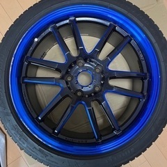 【中古ジャンク扱い】RAYS GRAM LIGHTS 57ULTIMATE 18×8.5j ＋52、PIRELLI DRAGON SPORT 235/40　４本セットの画像